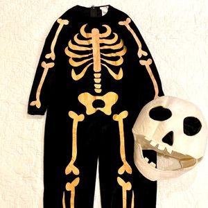 Pottery Barn Kids Skeleton Costume Size 7-8